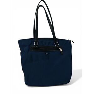 🖤Ralph Lauren Navy Tote with Black Trim/ Pockets/ EXCELLENT CONDITION🖤